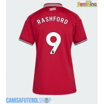 Camisa de time de futebol Manchester United Marcus Rashford #9 Replicas 1º Equipamento Feminina 2026-27 Manga Curta